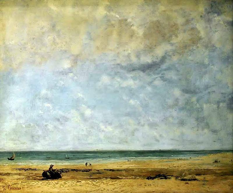 Gustave Courbet Seashore